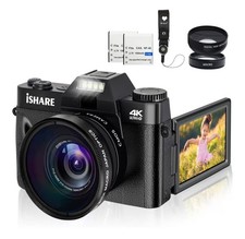 4K Digital Camera 48MP 16x