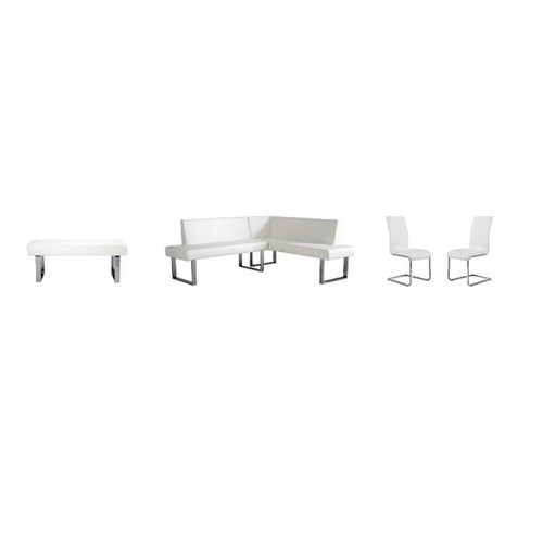 Amanda dining set white - dining, in