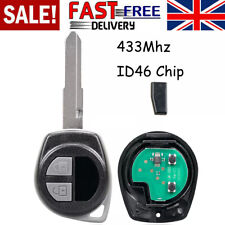 for Suzuki Grand Vitara Swift Car Remote Key Entry Fob 2 Button ID46 Chip 433MHz