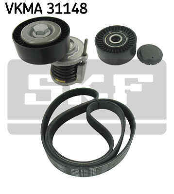 Ribbed belt set for vw - set,