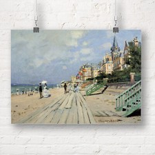 Claude Monet: The Beach at