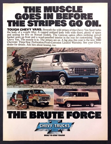 1980 chevy van - van, sport