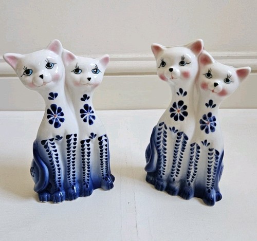Pair vintage retro ceramic - of,