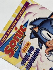 SONIC THE COMIC PREVIEW -  1st APP Shinobi 1 1993 FLEETWAY