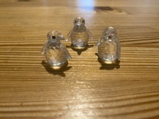 Swarovski Three Penguins. In Original Box And In Excellent Condition. Lovely.