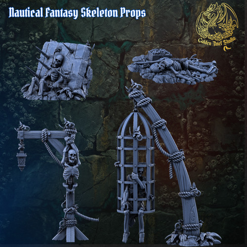 Nautical fantasy skeleton - fantasy,