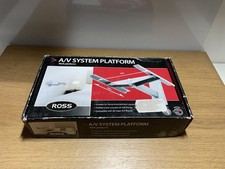 Vintage AV System Wall Platform Ross Wall Mounted AV Component Shelving System