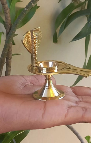 Pure brass shivling - 3",