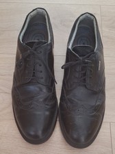 UVEX mens Black Office Brogue Safety Shoe Size 11/12 Used
