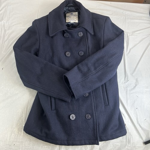 Navy pea coat jacket mens - us,