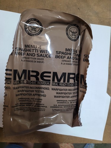 Military mre ration - military, pack