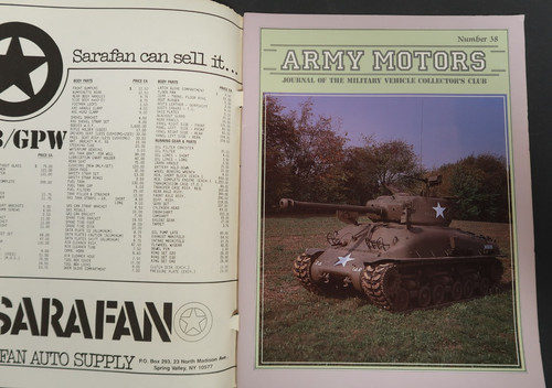 Army motors magazine journal - motors,
