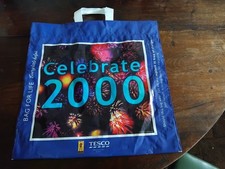 Vintage Celebrate 2000 Tesco Bag for Life Carrier Millennium Unused