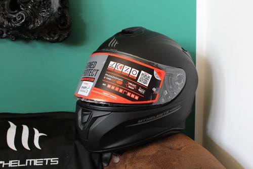 New full face matt black - full,