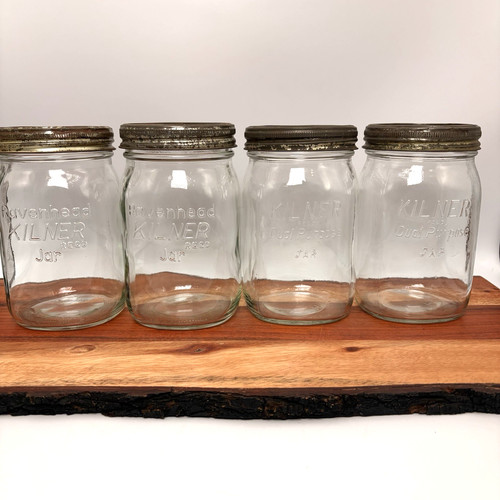 Ravenhead kilner jars - x4, dual