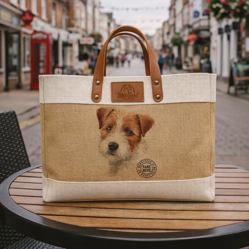 Jack russell tote bag large - jack,