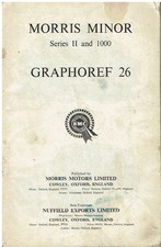 MORRIS MINOR SERIES 2 & 1000