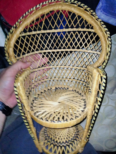 Wicker ratan peacock - , bear