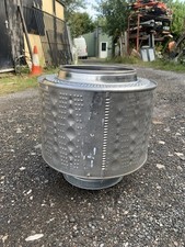 Fire Pit Cook Food Get Warm Washing Machine Drum Stainless Steel