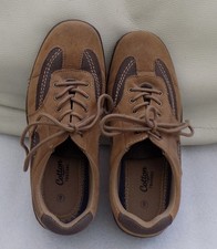New/Unboxed! Mens Cotton Traders Lace Up Shoes in Sand Size UK8/42EU AQ11590002