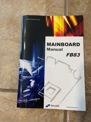 Shuttle xpc mainboard manual - shuttle,