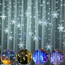 LED Snowflake Fairy String
