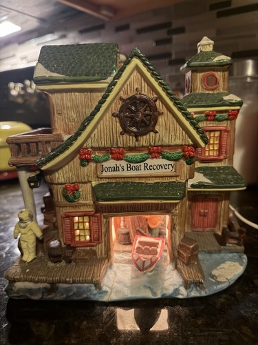 Vtg christmas village 04 - vtg,