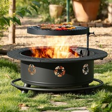 35inch 3 in 1 Round Metal Fire