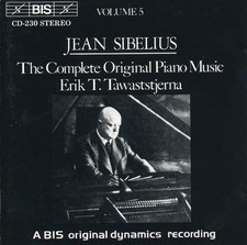 Jean Sibelius - The Complete Original Piano Music, Volume 5 CD (1995) Audio