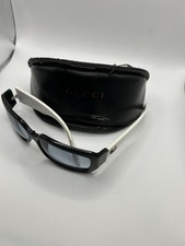 Gucci GG2609/F/S 58-14 White Black Sunglasses