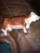 Vintage Melba Ware England Hereford Cow Figurine