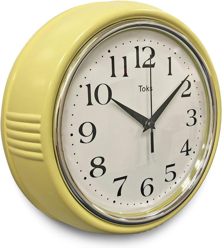 Retro wall clock - clock,, 9.5