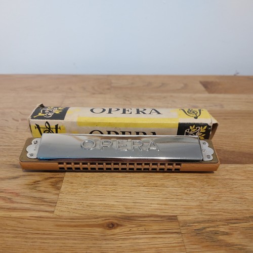 Vintage opera harmonica made - ,