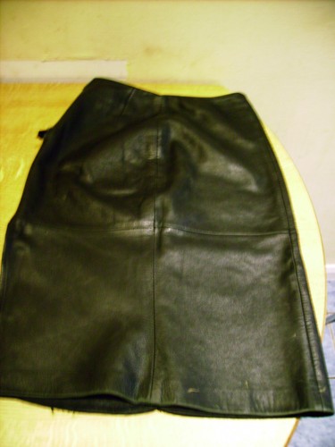Girls leather skirt size 6 - size,