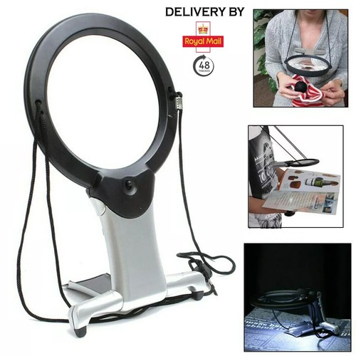 Large magnifying glass with - 6x,