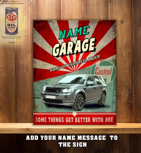 Personalised freelander garage - personalised,
