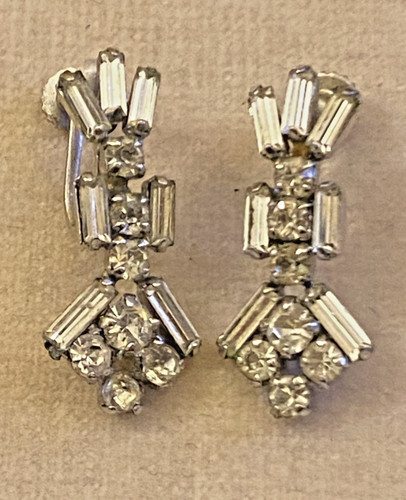 Vintage 1950s sparkly clear