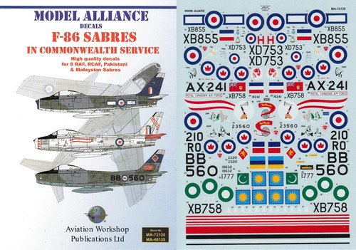 Model alliance decals 72 - model, 1/72