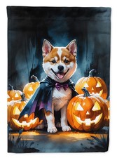 Akita Puppy Halloween Flag