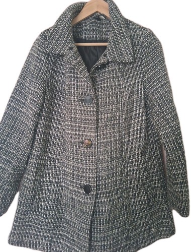 Black white coat eur - black,