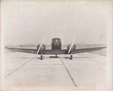 LANGLEY TWIN AIRCRAFT LARGE ORIGINAL VINTAGE H.A. BRUNO PHOTO MARTIN JANSEN