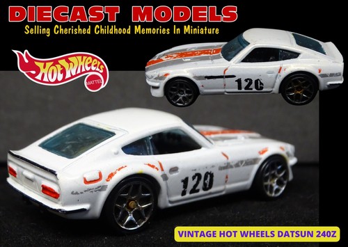 Old hot wheels white datsun - wheels,