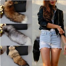 40cm Fluffy Faux Fox Fur Tail
