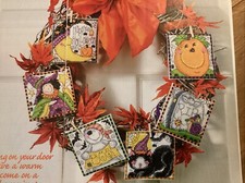 Halloween Motif Wreath Joan