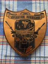 Rhodesian Military, Operation Hurricane, North East Border, Plaque