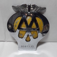Vintage AA Car Grille Badge