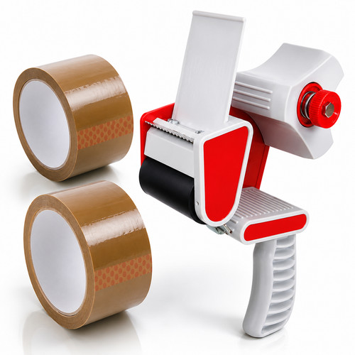 Packaging tape gun dispenser - packaging, +