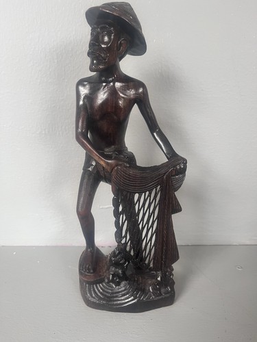 Vintage balinese carved wood - balinese,