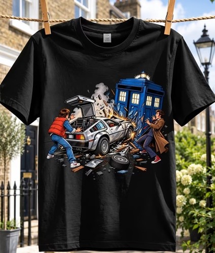 Who tardis bttf - dr, delorean