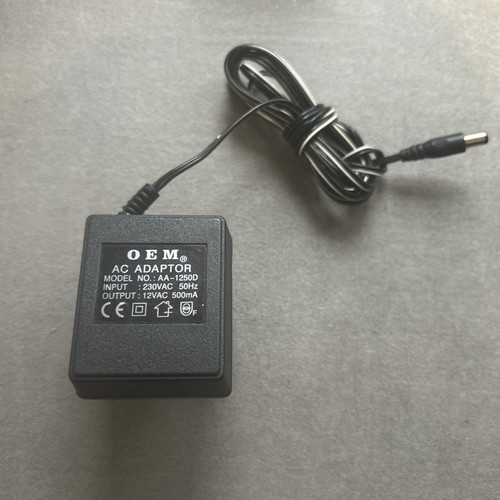 Oem adapter 12v 500ma - oem, ac